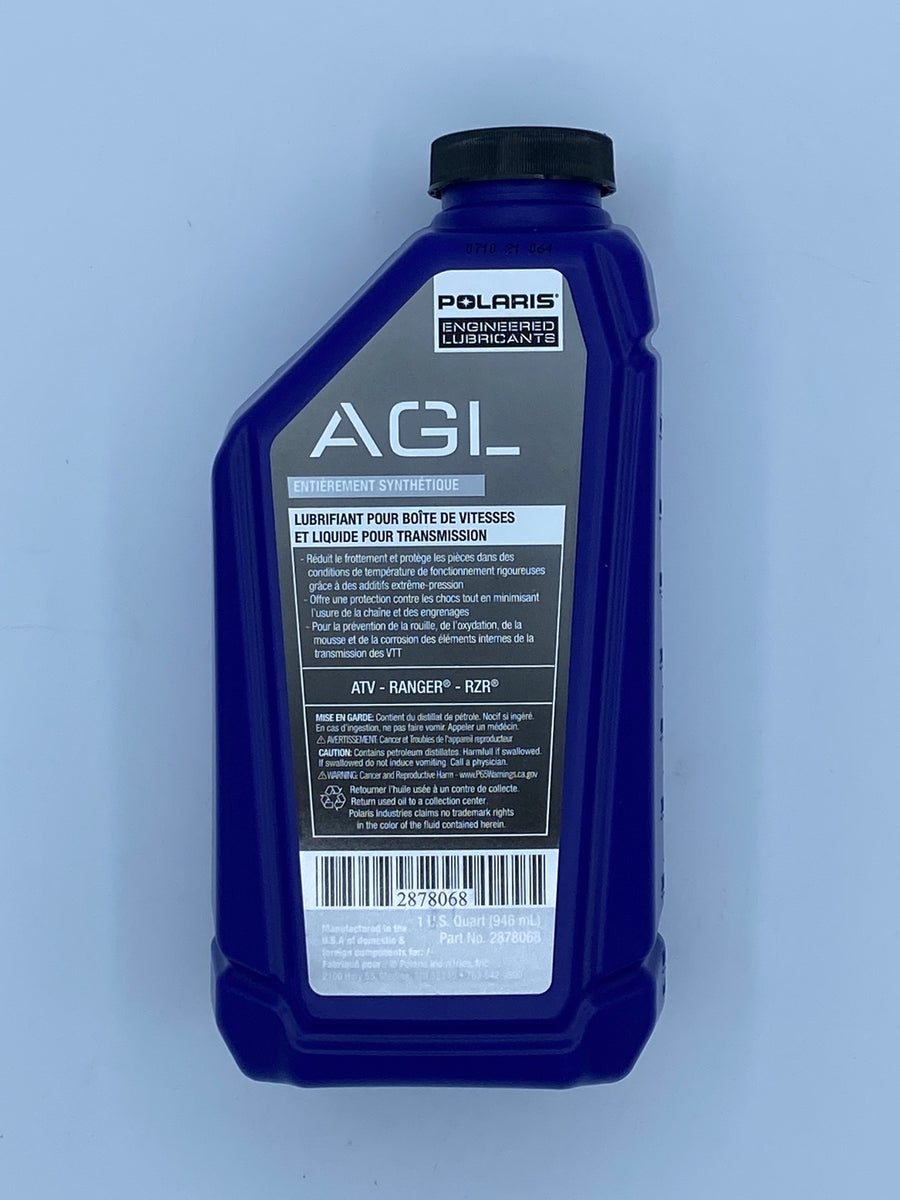 Polaris AGL Gearcase Lubricant Transmission Fluid Boundary