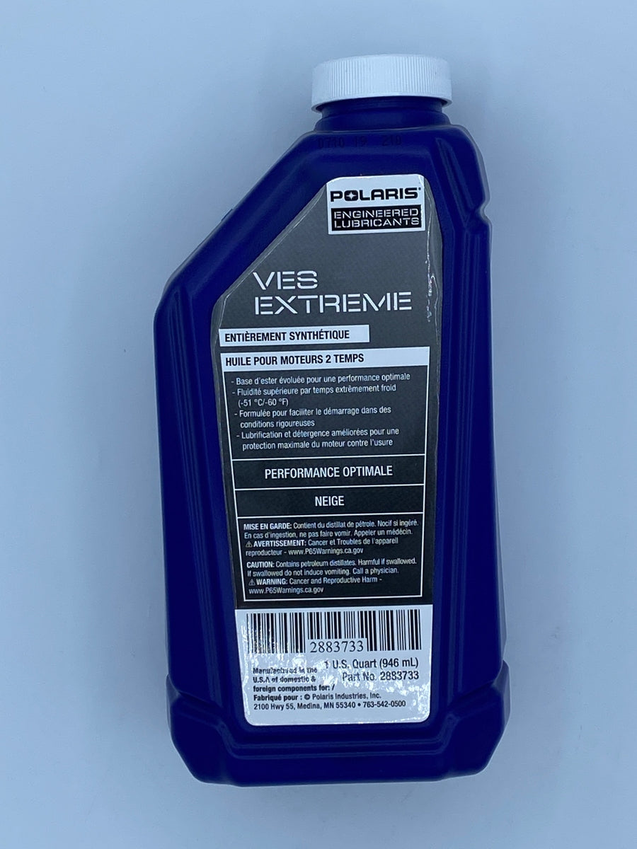 Polaris VES Extreme Full Synthetic 2Cycle Engine Oil Boundary