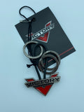 Victory V-Badge Metal Keyring 2863983
