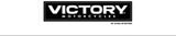 Victory White V-Block Logo Decal