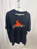 Men’s BRAP Tee XL Black/Orange